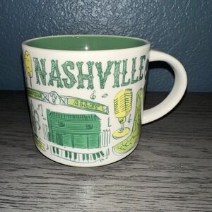 Starbucks Nashville Tennessee Been There Series BTS Collection Coffee Mug 14 oz
